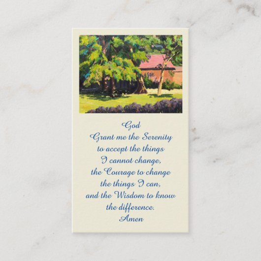 Herdenkingsviering van het Leven Foto Kaart Visitekaartje (Voorkant)