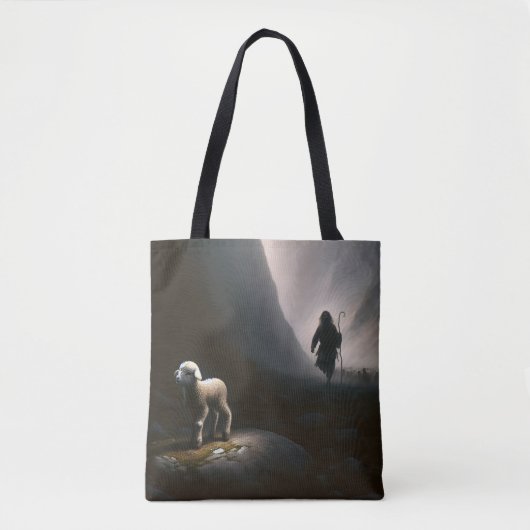 Herder die een verloren lam vindt tote bag (Voorkant)