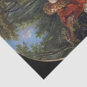 Herder en herderin in verzet van Boucher Tissuepapier (Detail)