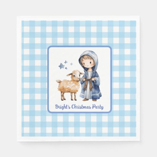 Herder en lamsservetten servet (Voorkant)