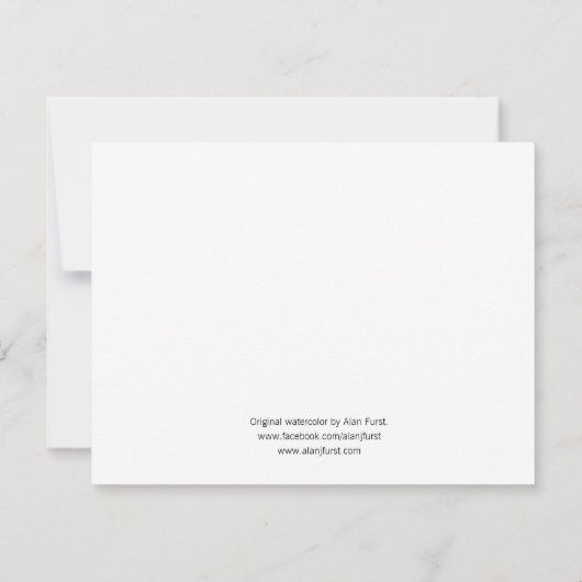 Herder en schaap Alle gelegenheden Opmerking Kaart (Achterkant)