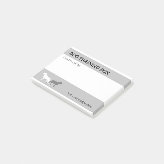Herder Hond afspraak Notities Post-it® Notes (Schuin)