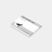 Herder Hond afspraak Notities Post-it® Notes (Schuin)