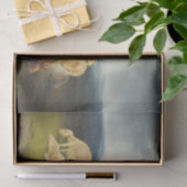 Herder in een landelijk landschap tissuepapier (Geschenk)