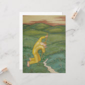 Herder in zijn veld (door Eugeniusz Zak) Kaart (Voorkant / Achterkant in situ)