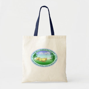 Herder jongen tote bag