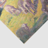 Herder met zijn schapen kijken naar het Zee Tissuepapier (Detail)