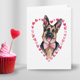 Herder Moeder Valentijnsdag Hond Liefde Hart  Feestdagen Kaart