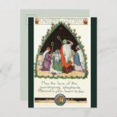 herders Bekijk de kerstmis in Bethlehem Briefkaart (Voorkant / Achterkant)