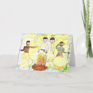 Herders in het veld Kerst Kaart