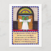 Herders van Gods kudde Inspirerend Post Kaart (Voorkant)