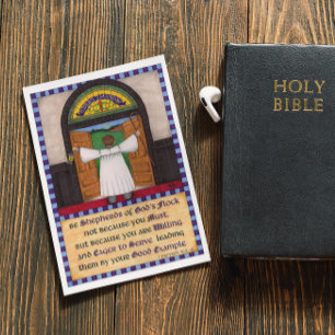 Herders van Gods kudde Inspirerend Post Kaart