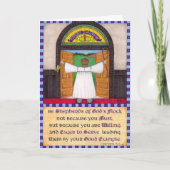 Herders van Gods kudde Pastor Waardering Kaart (Voorkant)