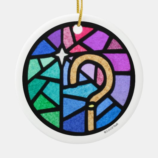 herdersbok keramisch ornament (Voorkant)