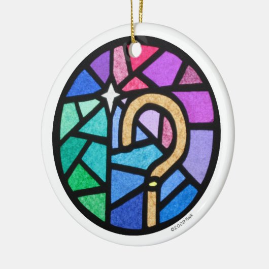 herdersbok keramisch ornament (Links)