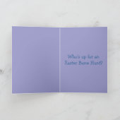 Herdershond - de Jacht van het Been van Pasen, Feestdagen Kaart (Binnen)