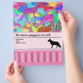 Herdershond gepersonaliseerde Flyer (Hand)