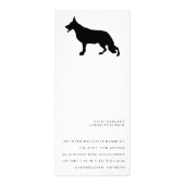 Herdershond Rack Cards Reclamekaart (Achterkant)