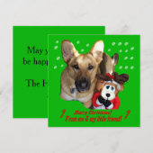 Herdershond & Rendier Speelgoed Kaart (Voorkant / Achterkant)