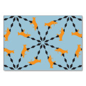 Herdershond silhouet kaart (Achterkant)