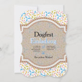 Herdershond Uitnodiging (Achterkant)