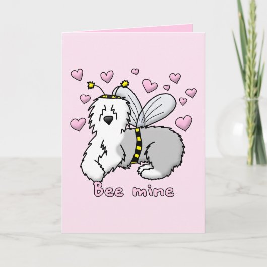 Herdershond van de Mijn van de bij de Oude Engelse Feestdagen Kaart (Voorkant)