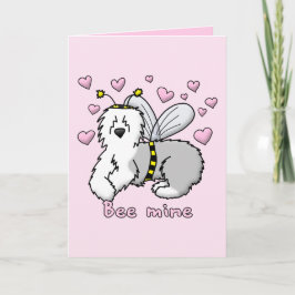 Herdershond van de Mijn van de bij de Oude Engelse Feestdagen Kaart