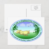 Herdersjongen Briefkaart (Voorkant / Achterkant)