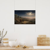 Herderwacht Kerstposter Poster (Keuken)