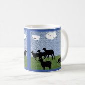 Herding - Driving the Sheep v2 Koffiemok (Voorkant rechts)