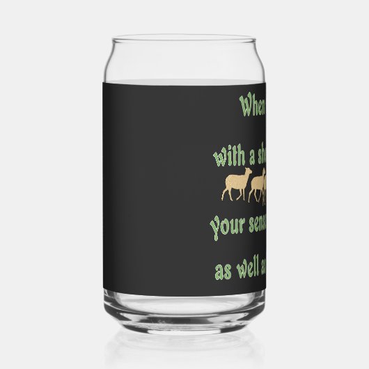 Herding Humor Blikvorm Glas (Rechts)