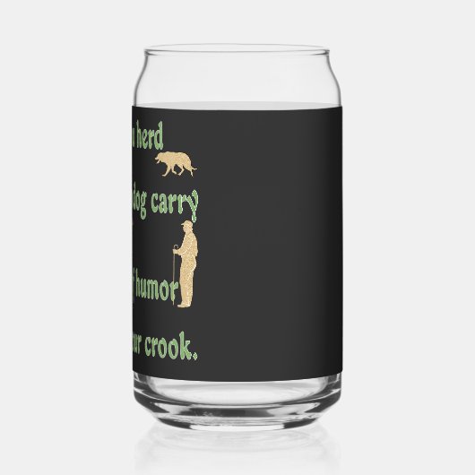 Herding Humor Blikvorm Glas (Links)