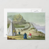 Herding Reindeer, Lapland, bord 47 van Le Costu Briefkaart (Voorkant / Achterkant)