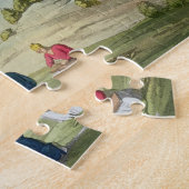 Herding Reindeer, Lapland, bord 47 van Le Costu Legpuzzel (Zijkant)