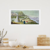 Herding Reindeer, Lapland, bord 47 van Le Costu Poster (Keuken)