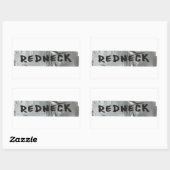HERDNECK RECHTHOEKIGE STICKER (Vel)