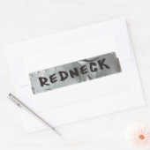HERDNECK RECHTHOEKIGE STICKER (Envelop)