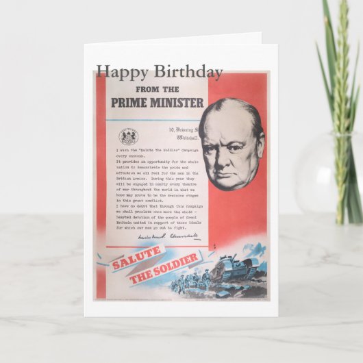 Herdruk van Britse oorlogsposter. Kaart (Voorkant)