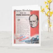 Herdruk van Britse oorlogsposter. Kaart (Gele Bloem)