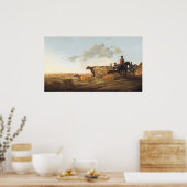Herdsmen - Aelbert Cuyp Fine Art Poster (Keuken)