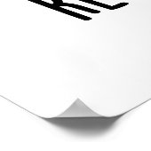 Herductie Funny Animal Duck Pun Poster (Hoek)