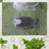 Herdwick Ewe en Lamb Tea Towel Theedoek (Gevouwen)