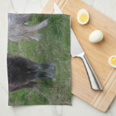 Herdwick Ewe en Lamb Tea Towel Theedoek (Quarter Fold)
