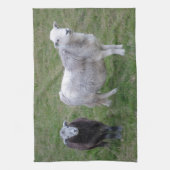 Herdwick Ewe en Lamb Tea Towel Theedoek (Verticaal)