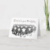 Herdwick Flock Birthday Card Kaart (Voorkant)