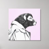 Herdwick Lam in loopgravenjas (Ume) Canvas Afdruk (Voorkant)