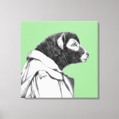 Herdwick Lamb in loopgravenjas (Moegi) Canvas Afdruk (Voorkant)