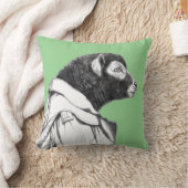 Herdwick Lamb in loopgravenjas (Moegi) Kussen (Deken)