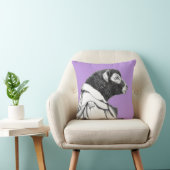 Herdwick Lamb in Trench Coat (Sumire) Kussen (Stoel)