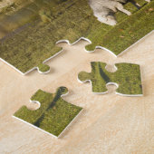 Herdwick schaap bij Friars Crag, Derwentwater, 2 Legpuzzel (Zijkant)